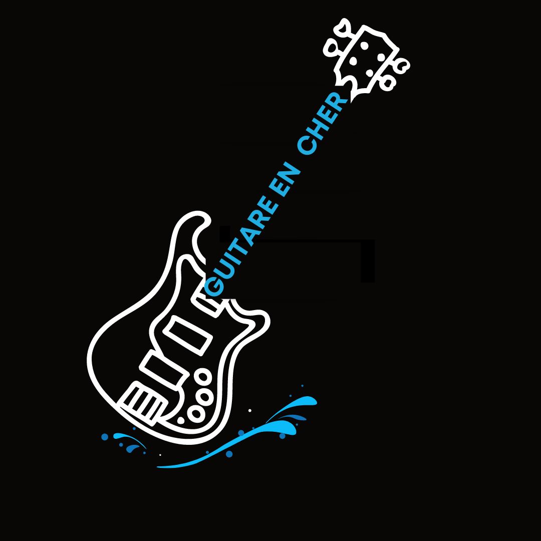 Logo Guitare En Cher